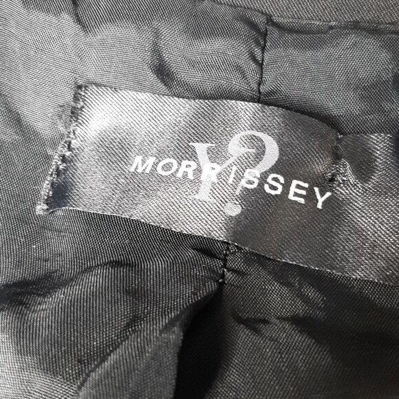 Morrissey Y? Black Zip Front Jacket - Picture 9 of 13